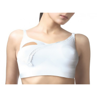 Zwangerschapsbeha & voedingsbeha - Borstvoeding Kleding - naadloze zonder beugel- Haak en oogsluiting WIT